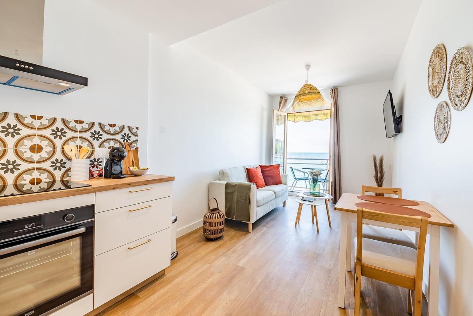 Les Pieds Dans L'Eau - Appartment 1 - Vue Mer Cancale Dış mekan fotoğraf